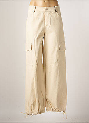 Pantalon cargo beige THE LULÙ pour femme