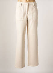 Pantalon large beige ANGELA DAVIS pour femme seconde vue