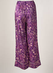 Pantalon large violet THE LULÙ pour femme seconde vue