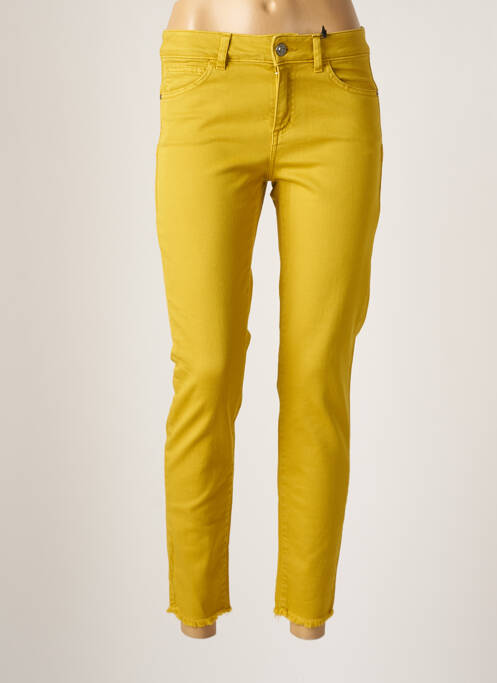 Jeans coupe slim slim taille normale jaune CARACTERE femme