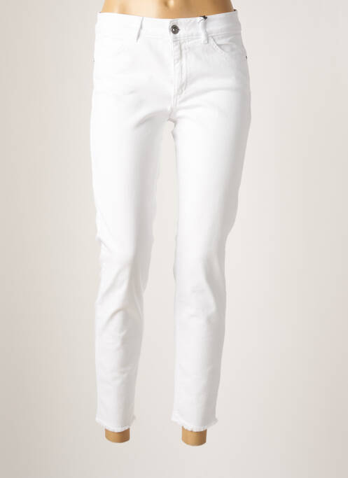 Jeans coupe slim blanc CARACTERE pour femme