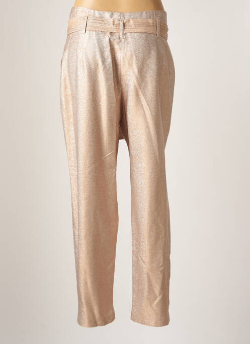 Pantalon droit beige ANGELA DAVIS pour femme
