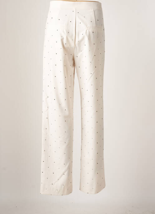 Pantalon large beige LUMINA pour femme