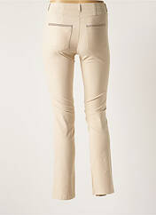 Pantalon slim beige EUGEN KLEIN pour femme seconde vue
