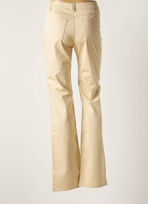Pantalon droit beige DISMERO pour femme