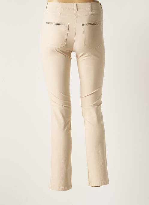 Pantalon slim beige EUGEN KLEIN pour femme