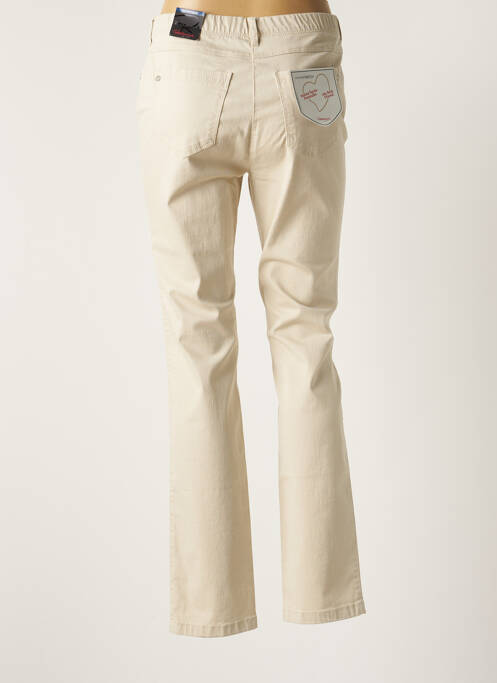 Pantalon slim beige TONI pour femme