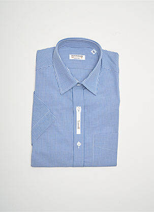 Chemise manches courtes imprimé carreaux bleu ARROW homme