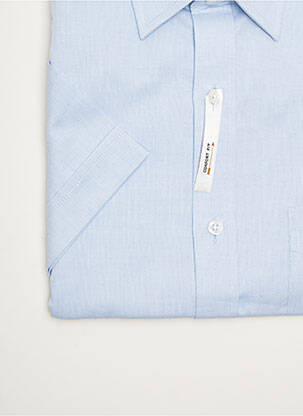 Chemise manches courtes coupe cintrée bleu ARROW homme
