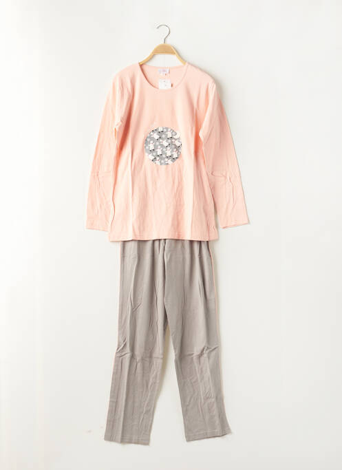 Pyjama rose NUIT CALINE pour femme