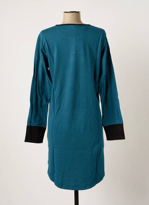 Chemise de nuit sérigraphie bleu NUIT CALINE femme
