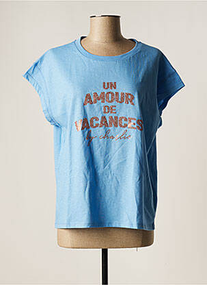 T-shirt bleu ANOUK ET NINON pour femme