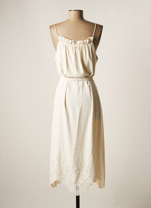 Robe longue beige LOLA CASADEMUNT pour femme