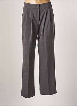 Pantalon droit stretch taille normale gris LE GODET femme