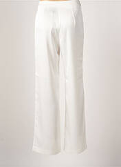 Pantalon droit blanc ATTENTIF pour femme seconde vue