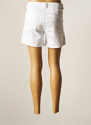 Short fermeture zippée sous rabat boutonné taille normale blanc LE TEMPS DES CERISES femme