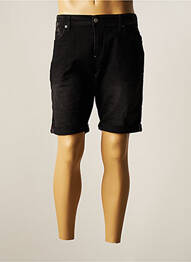 Bermuda stretch taille normale noir LE TEMPS DES CERISES homme