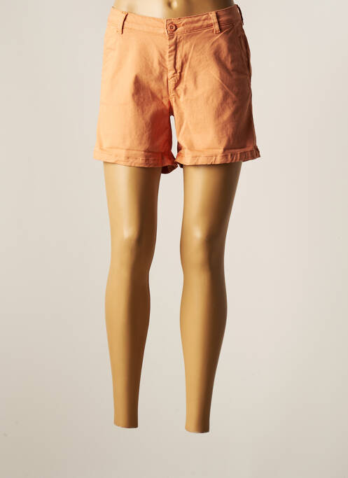 Short orange LE TEMPS DES CERISES pour femme