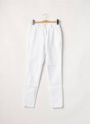 Jeans coupe slim blanc LE TEMPS DES CERISES pour femme seconde vue