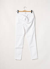 Jeans coupe slim blanc LE TEMPS DES CERISES pour femme seconde vue