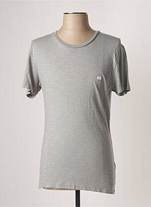 T-shirt gris AMERICAN VINTAGE pour homme