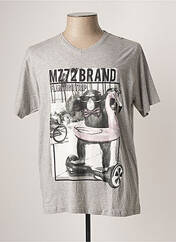 T-shirt gris MZ72 BRAND pour homme seconde vue