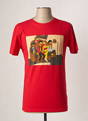 T-shirt rouge POTS MILANO pour homme seconde vue