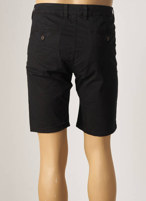 Bermuda noir TONY BACKER pour homme