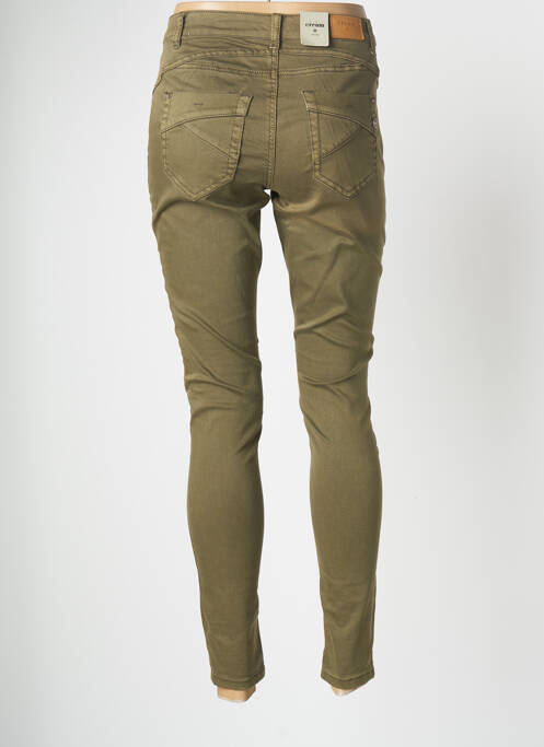 Jeans coupe slim vert CREAM pour femme