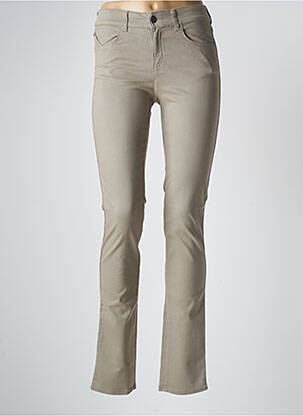 Pantalon slim beige ARMANI femme