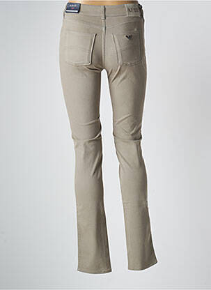 Pantalon slim beige ARMANI femme