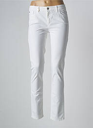 Pantalon slim blanc TRUSSARDI JEANS femme