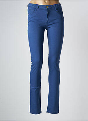 Pantalon slim bleu TRUSSARDI JEANS femme