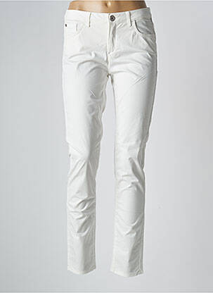 Pantalon slim blanc TRUSSARDI JEANS femme