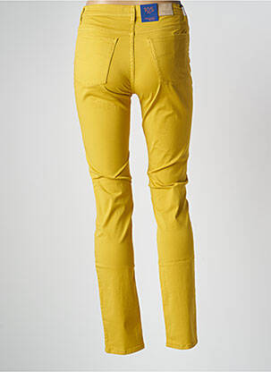 Pantalon slim jaune TRUSSARDI JEANS femme