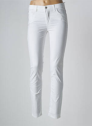 Pantalon slim blanc TRUSSARDI JEANS femme