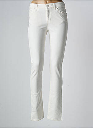 Jeans coupe slim blanc EMPORIO ARMANI pour femme