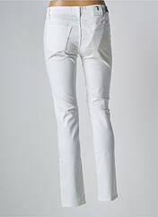 Pantalon slim blanc TRUSSARDI JEANS pour femme seconde vue