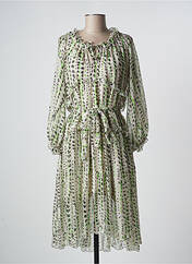Robe mi-longue vert TRICOT CHIC pour femme seconde vue
