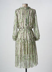 Robe mi-longue vert TRICOT CHIC pour femme seconde vue