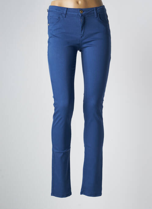 Pantalon slim bleu TRUSSARDI JEANS femme