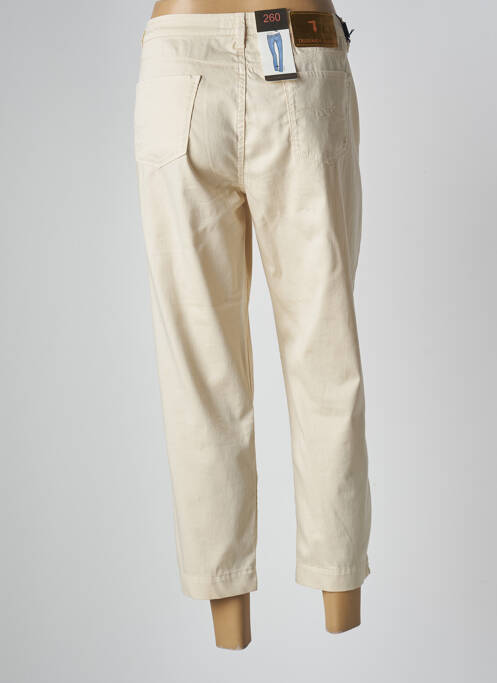 Pantalon 7/8 beige TRUSSARDI JEANS pour femme