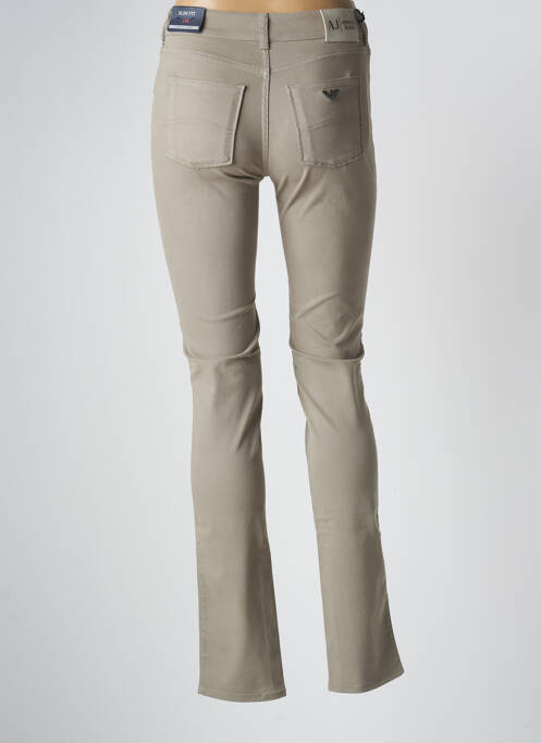 Pantalon slim beige ARMANI pour femme