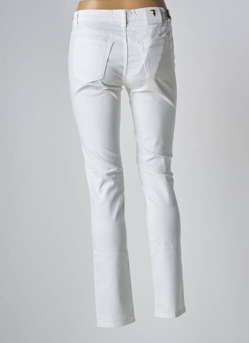 Pantalon slim blanc TRUSSARDI JEANS pour femme