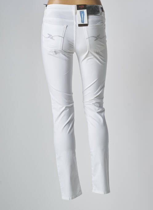 Pantalon slim blanc TRUSSARDI JEANS pour femme