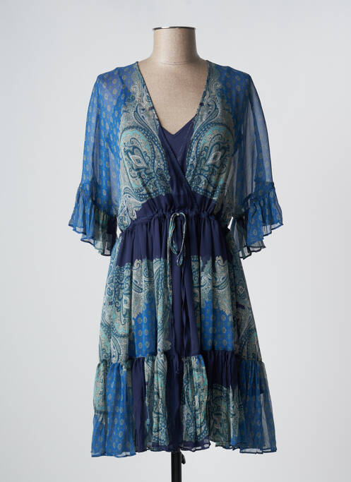 Robe mi-longue bleu TWINSET pour femme