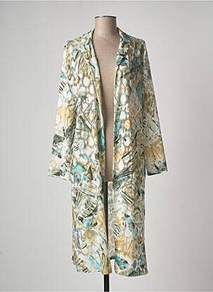 Veste casual coupe droite vert AN II VITO femme