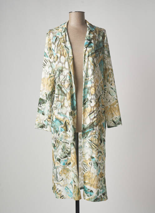 Veste casual coupe droite vert AN II VITO femme