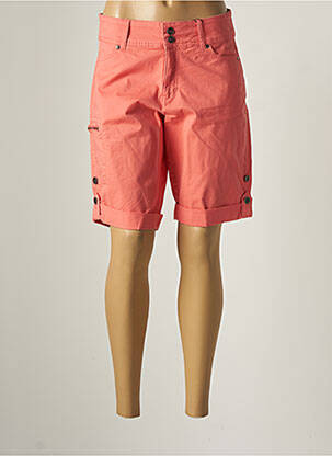 Bermuda taille haute taille haute orange JENSEN femme