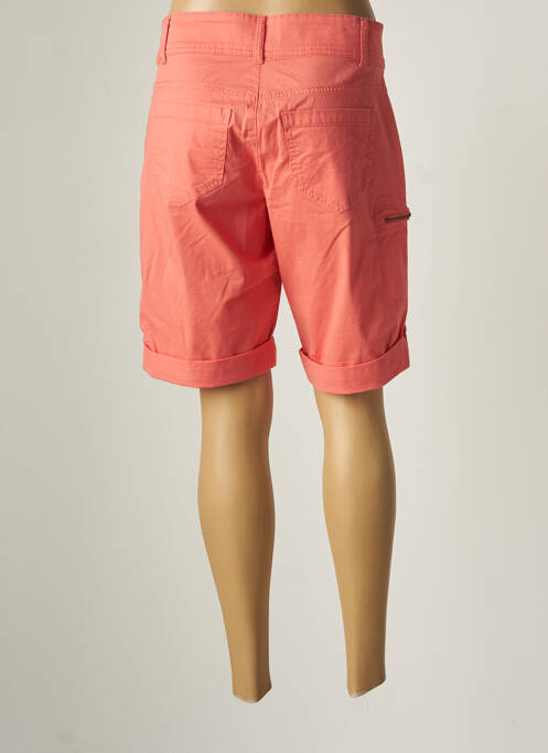 Bermuda taille haute taille haute orange JENSEN femme
